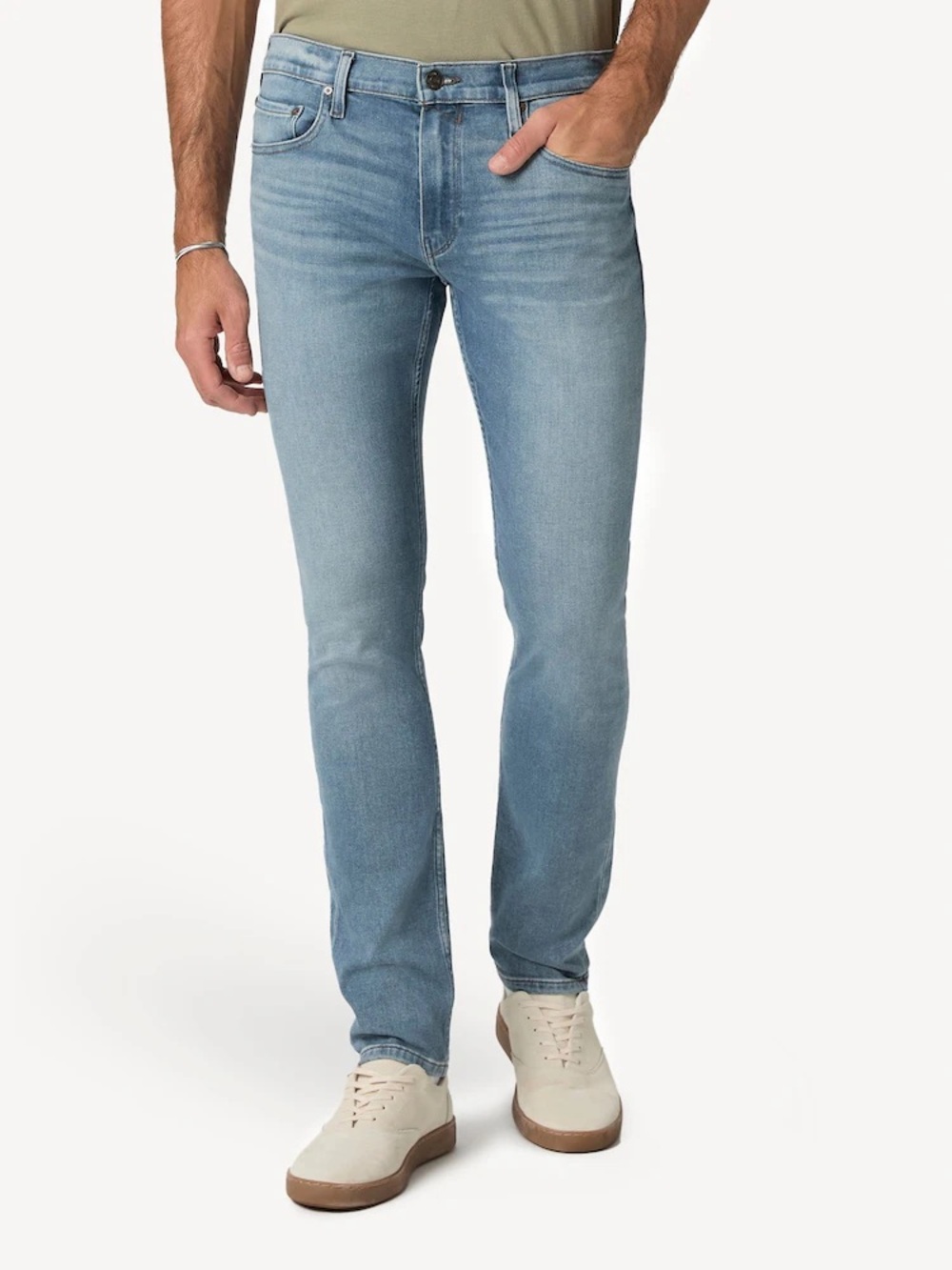 Paige Lennox Jeans Mens 36x30 Blue Slim Tapered Stretch Comfort Denim